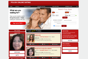 Polish Online Dating Homepage Image